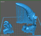 Goku and Dinosaur Dragon Ball Statue - STL File for 3D Print - maco3d