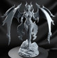 Succubus Queen Statue - STL File for 3D Print - maco3d