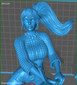 Red Sonja Statue - STL File 3D Print - maco3d