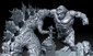 Godzilla vs Kong Statue - STL File 3D Print - maco3d