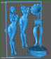 Betty Boop Statue - STL File 3D Print - maco3d