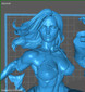 Shanna the She Devil Statue - STL File 3D Print - maco3d