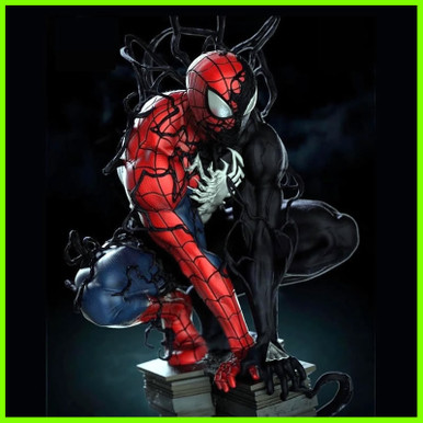 Spiderman Symbiote Statue - STL File 3D Print