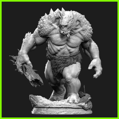 Troll Statue - STL File for 3D Print