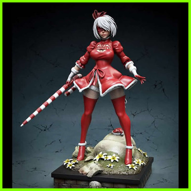 NIER Automata 2B | NSFW 3D Printed | Fun Art | Unpainted | Version |  Figurine