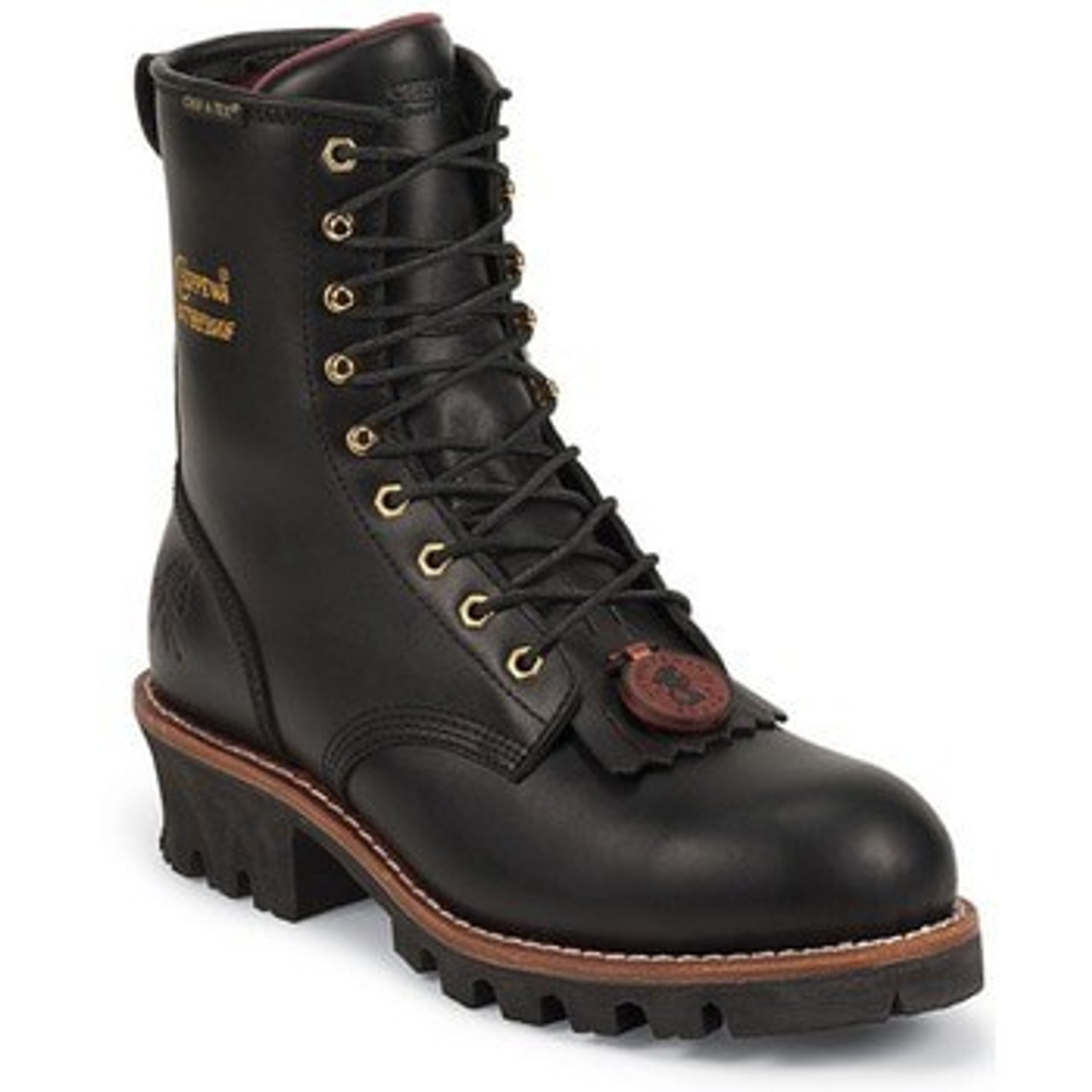 Chippewa PALADIN BLACK WATERPROOF STEEL TOE Logger