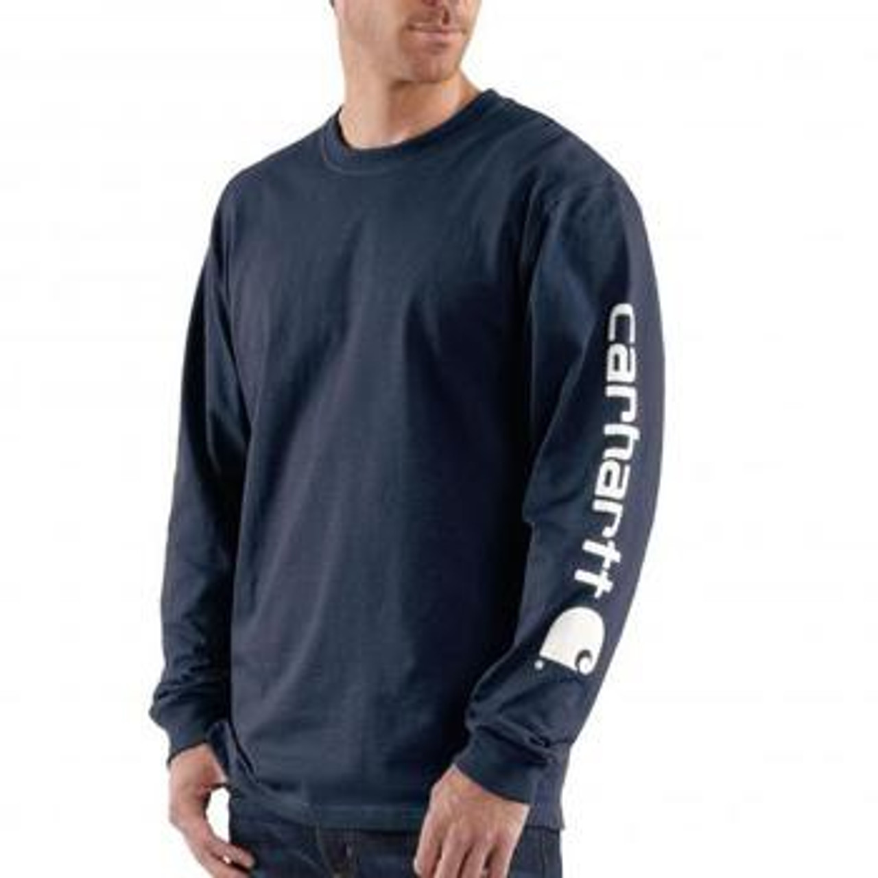 CARHARTT WORKWEAR LONG-SLEEVE GRAPHIC LOGO T-SHIRT  West Bend Woolen Mills  - Wool Work Wear & Outdoor Clothing