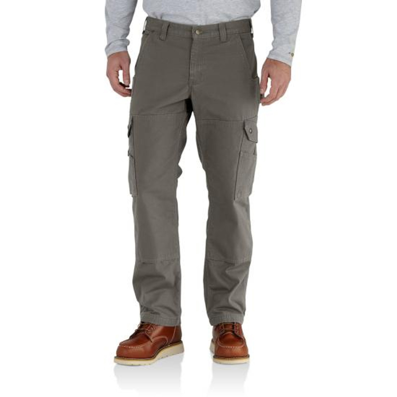 carhartt men's ripstop cargo flannel lined work pant