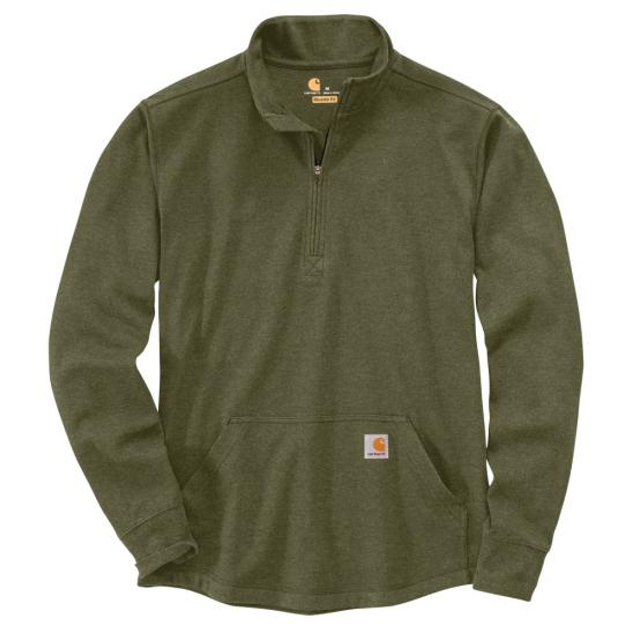 Carhartt heavyweight long sleeve half zip thermal shirt 104428