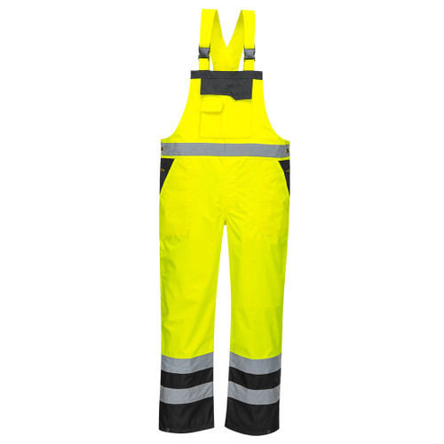 Portwest contrast hi vis bib S488