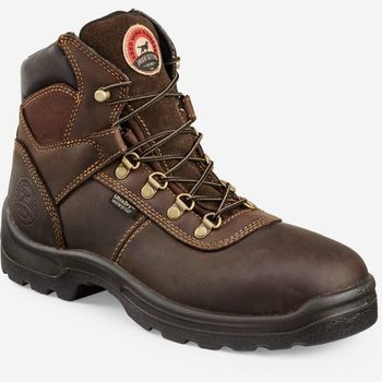 *  Mens Red Wing Irish Setter 83617 Brown Leather Soft Toe Work Boots Size 12 Irish Setter by Red Wing Men main image 2