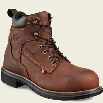 Red Wing 6” DynaForce® Safety Toe Boot Brown display picture 1