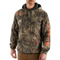 Carhartt midweight camo logo hooded sweatshirt 101763