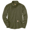 Carhartt heavyweight long sleeve half zip thermal shirt 104428