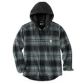 Carhartt rugged flex flannel hooded shirt jac 105621