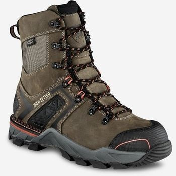 Red Wing Irish Setter Crosby 8” Safety Toe Boot display picture 1