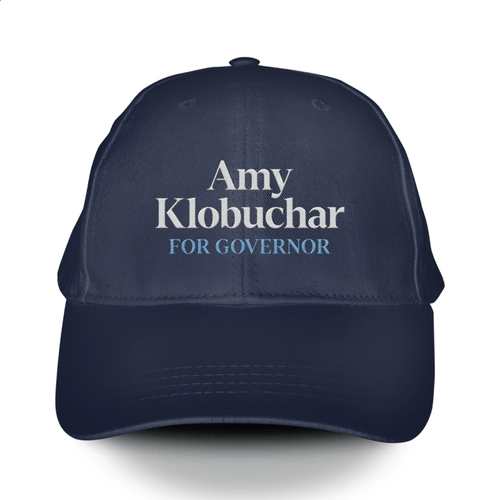 Amy Klobuchar (Embroidered Navy Baseball Cap)
