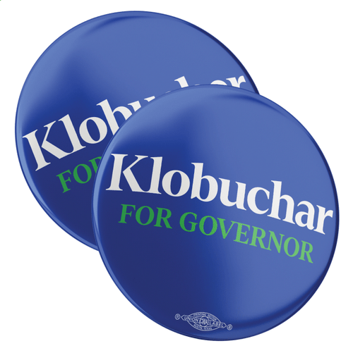 Klobuchar - Blue Colorway (2.25" Pin-Back Button -- Pack Of Two!)