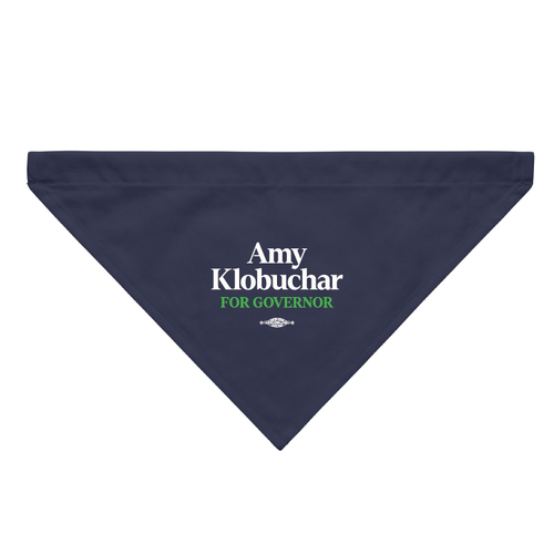 Amy Klobuchar For Governor (Dog Bandana -- Large)