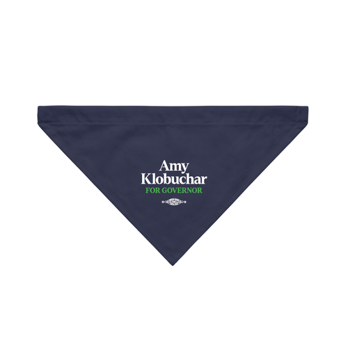 Amy Klobuchar For Governor (Dog Bandana -- Small)