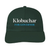 Klobuchar For Governor (Hunter Green Baseball Cap)