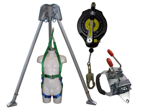 CST2KIT - Confined Space Kit with 15m Fall Arrest Winch and Rescue Harness