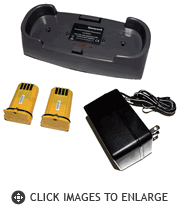 Offline charging kit including offline charger, PSU, NiMH batteries