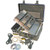 Hard-sided carrying case with space for 1 module and one 34 L gas cylinder