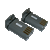 Pair (2) NiMH rechargeable batteries (grey)