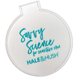 Hale & Hush White Compact Mirror w/ Logo