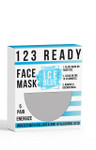 123 Ready Ice Blue Gel Face Mask 5 Pc by ZAQ