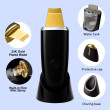 CLNS 24K Gold Ultrasonic Skin Scrub Spatula with Built-In Mist Spray Tech Sheet