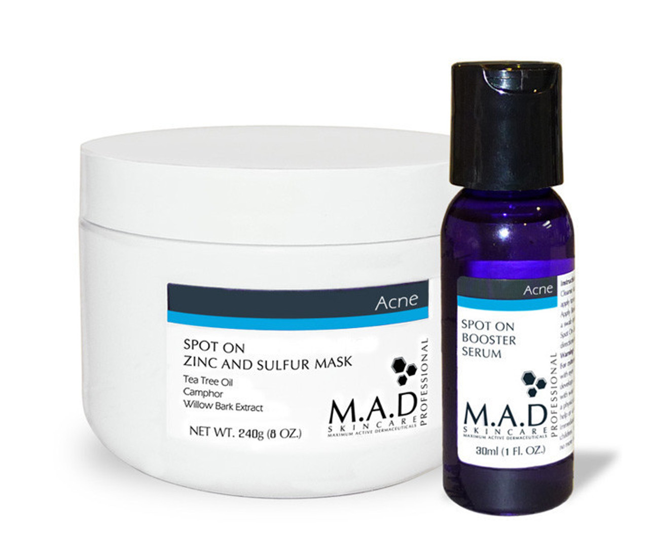 Spot On Zinc and Sulfur Mask PRO M.A.D. Skincare 8oz