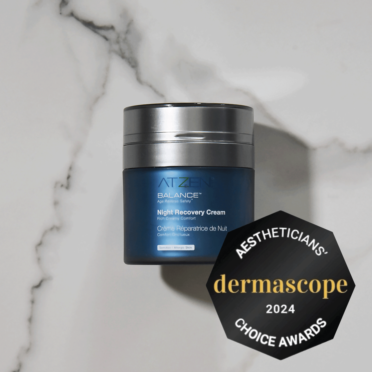 ATZEN BALANCE™ Night Recovery Cream Dermascope Award Winning