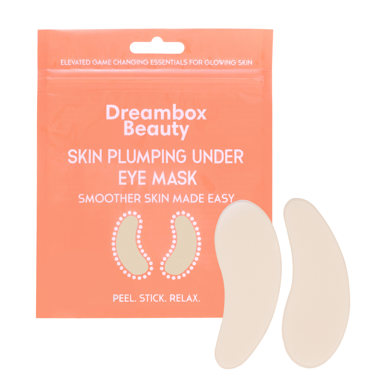 Dreambox Beauty Plump Eye Treatment Pads In Packaging