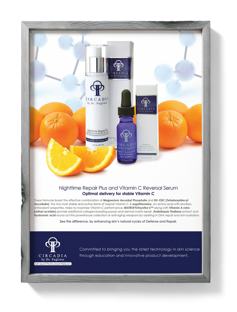 Circadia Poster of Vitamin C Reversal Serum & Nighttime Repair Cream
