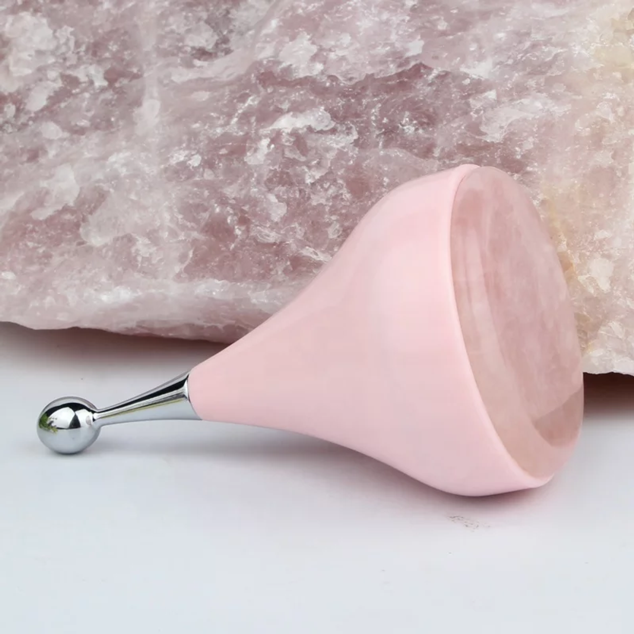 Rose Quartz Cold Massage Tool by ZAQ