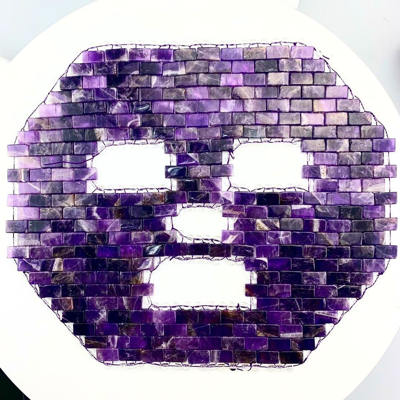 Amethyst Soothing Face Gem Mask - Handmade By Zaq