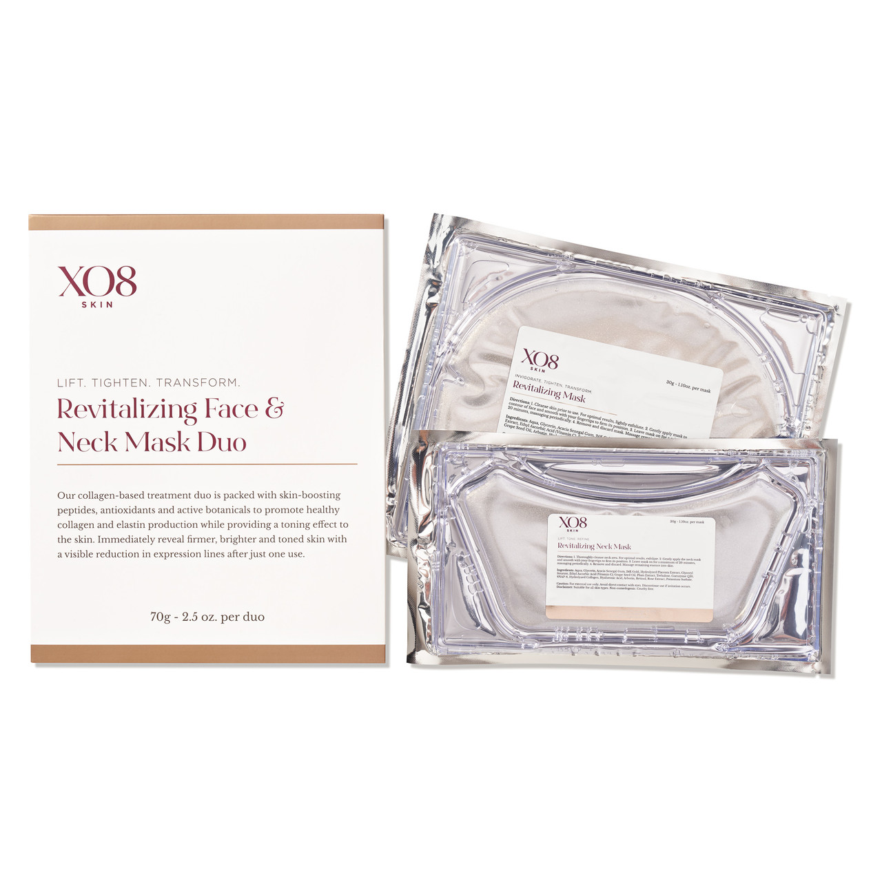 Revitalizing Face & Neck Mask Duo