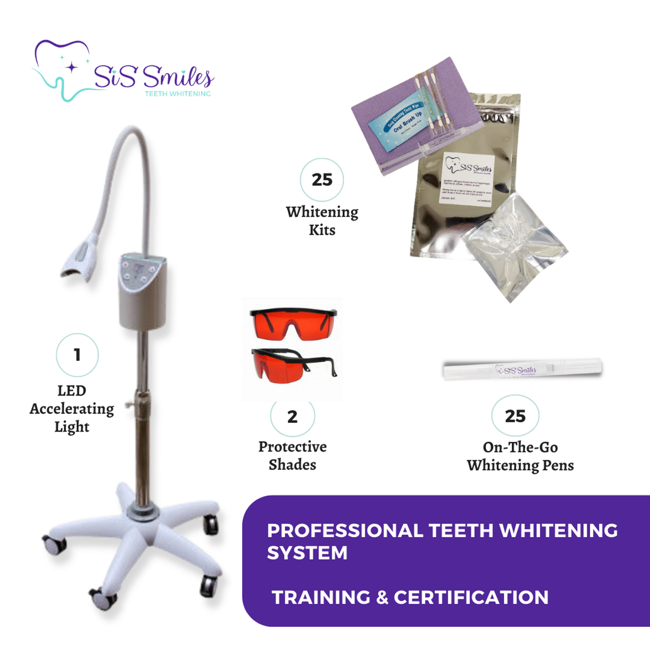 Sis Smiles Professional Teeth Whitening System