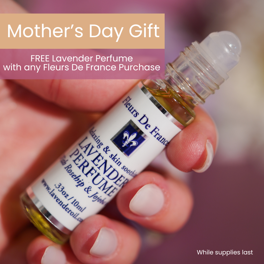 Fleurs De France Free Lavender Perfume