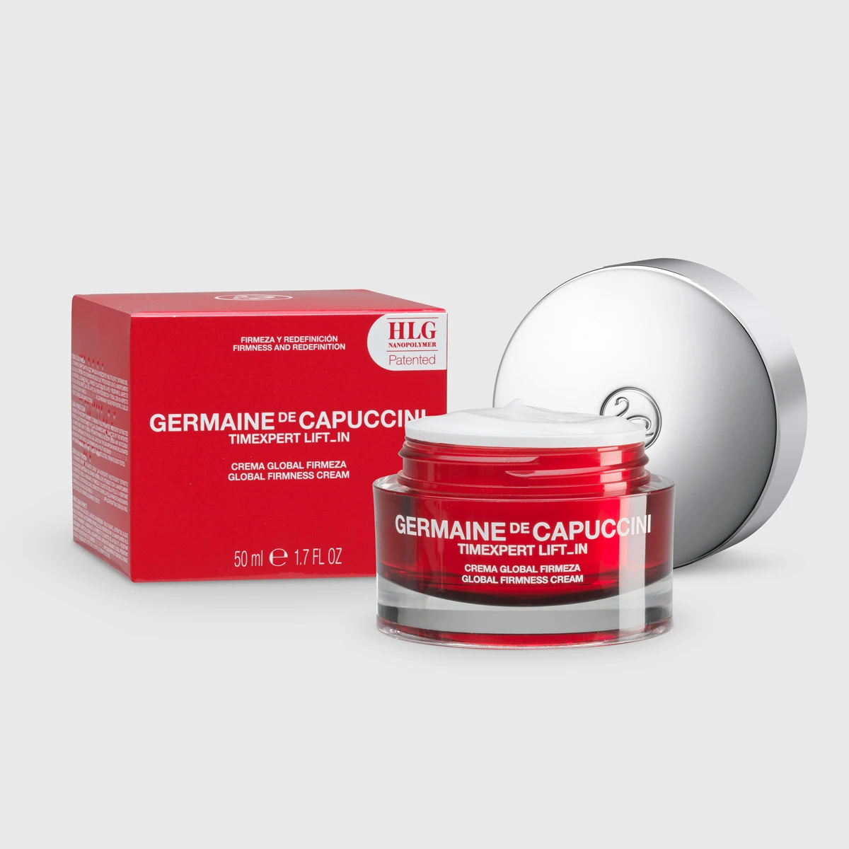 Timexpert Lift (IN) Global Firmness cream by Germaine De Cappucini on white background.