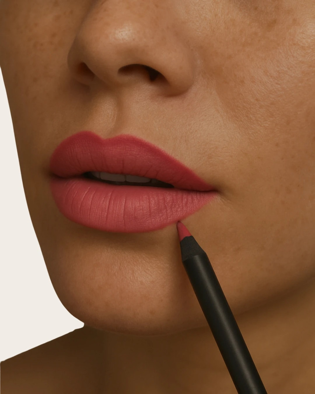Saint Minerals Lip Liner Byron On Lips