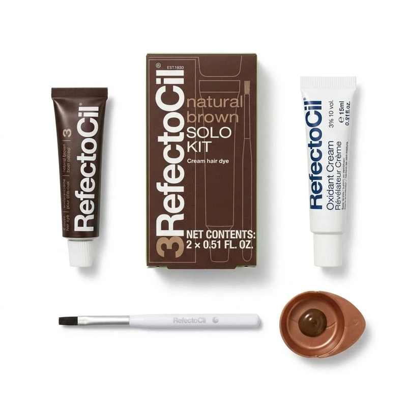 Refectocil Solo Kit - Natural Brown  on white background