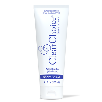 Clear Choice Sports Shield SPF 45 sunscreen Front