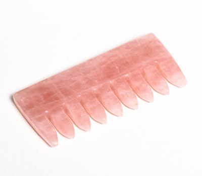 Rose Quartz Hair Comb