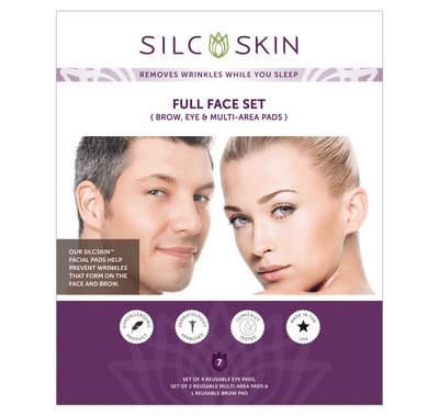 SilcSkin Full Face Pads Front Of Packaging SilcSkin Full Face Pads Front Of Packaging