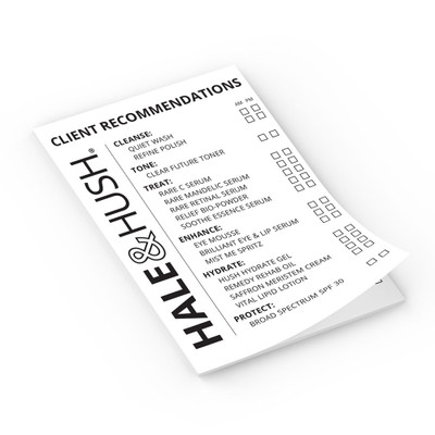 Hale & Hush Homecare Prescription Pad Hale & Hush Homecare Prescription Pad