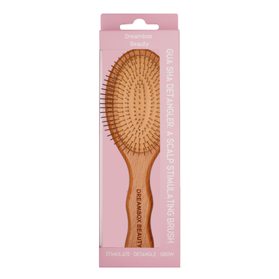 Dreambox Beauty Gua Sha Hair Brush In Packaging