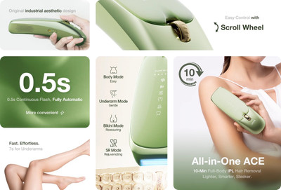 All the features and benefits of the IPS hair removal device